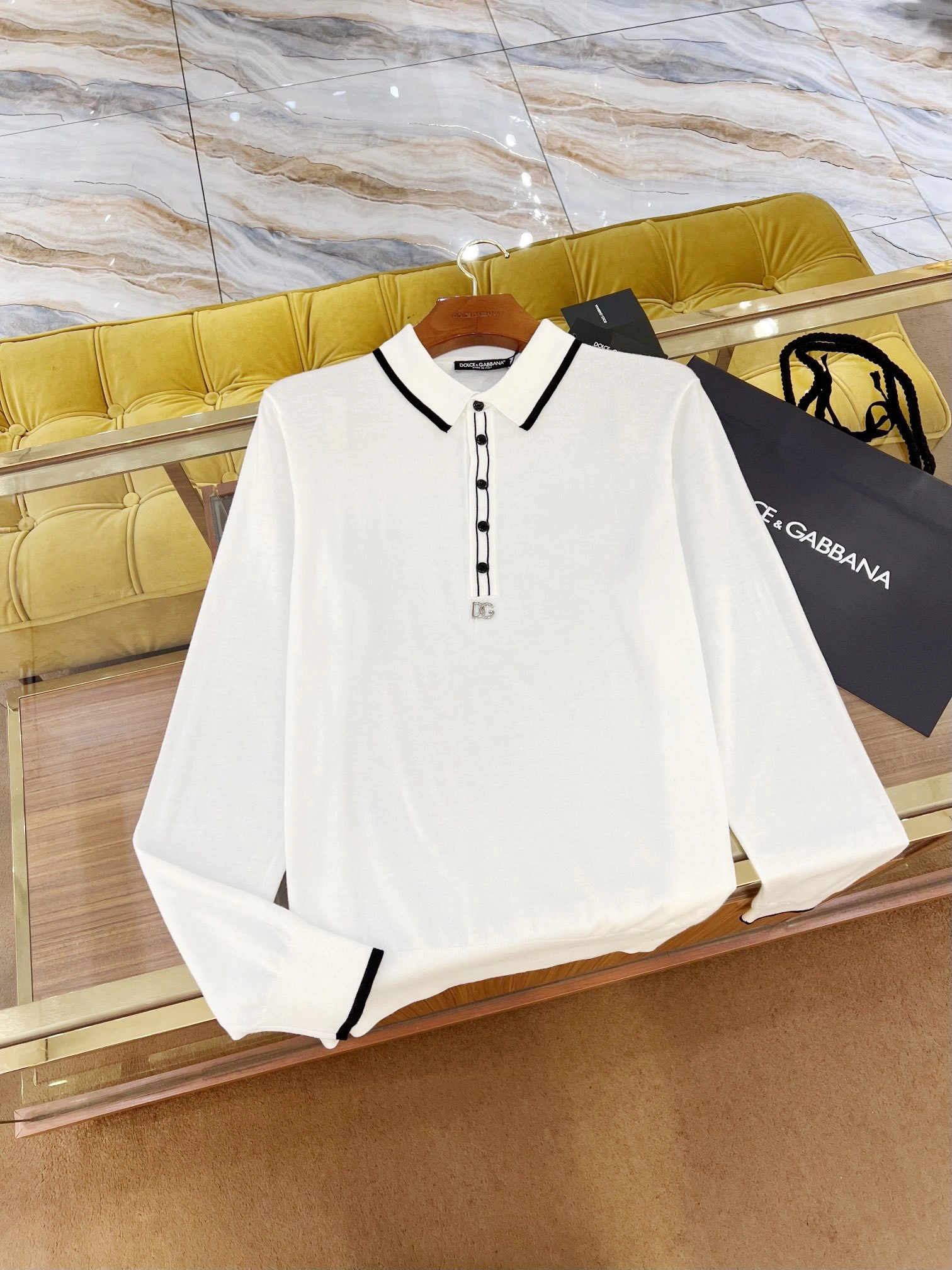 wg.luxury- 4o835& wool Polo 2colour item:D-F409J1913-2